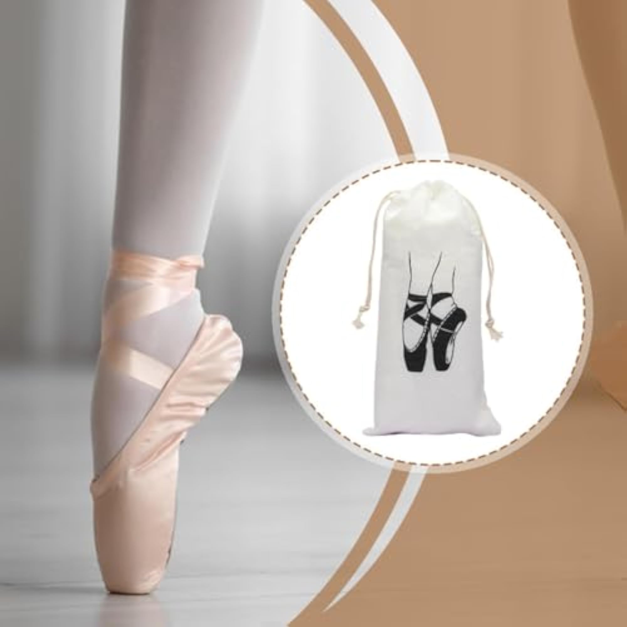 Lightweight Pointe Shoe Bag Organizer for Practice
